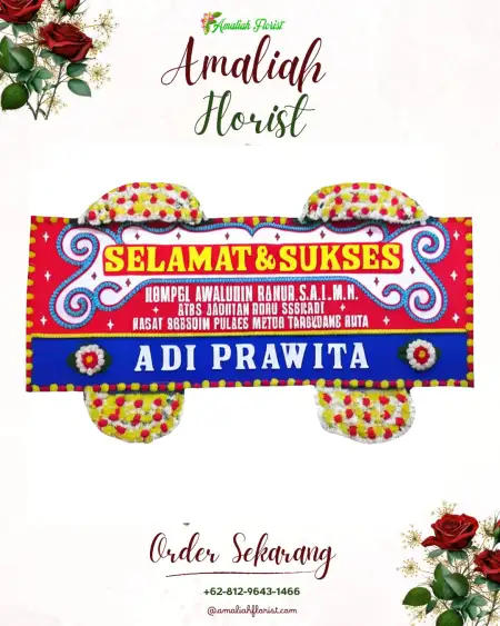 Papan Bunga Ucapan Selamat Kendalsewu